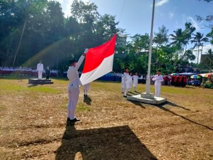 Upacara Bendera Dalam Rangka HUT RI Ke-77 Tahun 2022